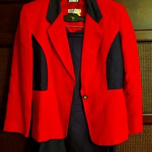 Linen Skirt & Blazer